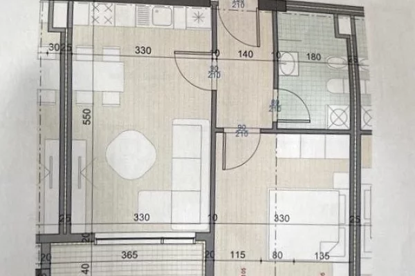 Shitet apartament 1+1 tek fusha e aviacionit