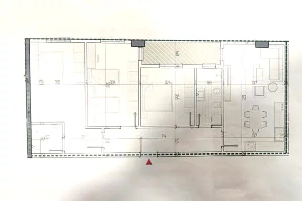 Shtepi ne shitje Apartament ne Tirane, 3+1, Mobilimi Bosh, pa mobiluar, Pagesa 1,408,000  Euro.