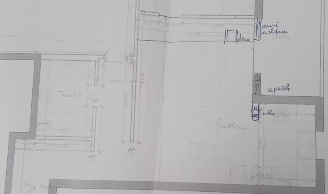 Shtepi ne shitje Apartament ne Tirane, 2+1, Mobilimi Bosh, pa mobiluar, Pagesa 150,000  Euro.
