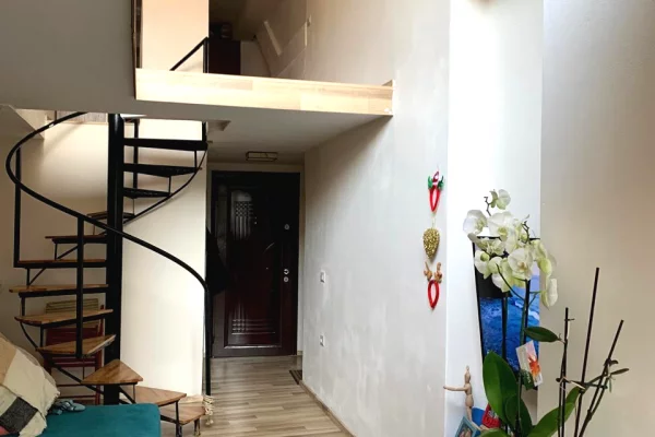 Shtepi me qera Duplex(shtepi me 2 kate) ne Tirane, 1+1, Mobilimi E mobiluar, Pagesa 50,000  Leke.