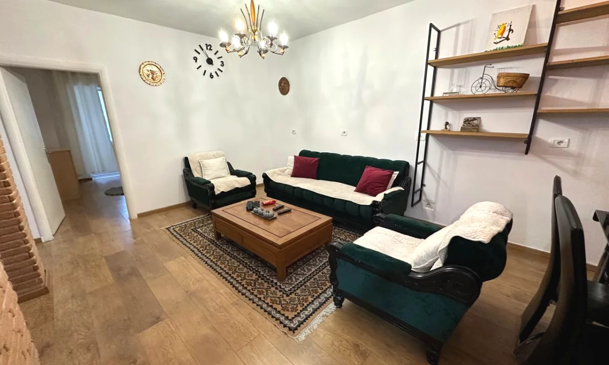 Shtepi me qera Apartament ne Tirane, 1+1, Mobilimi E mobiluar, Pagesa 55,000  Leke.