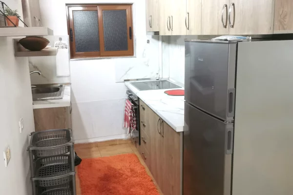 Shtepi me qera Apartament ne Tirane, 1+1, Mobilimi E mobiluar, Pagesa 55,000  Leke.