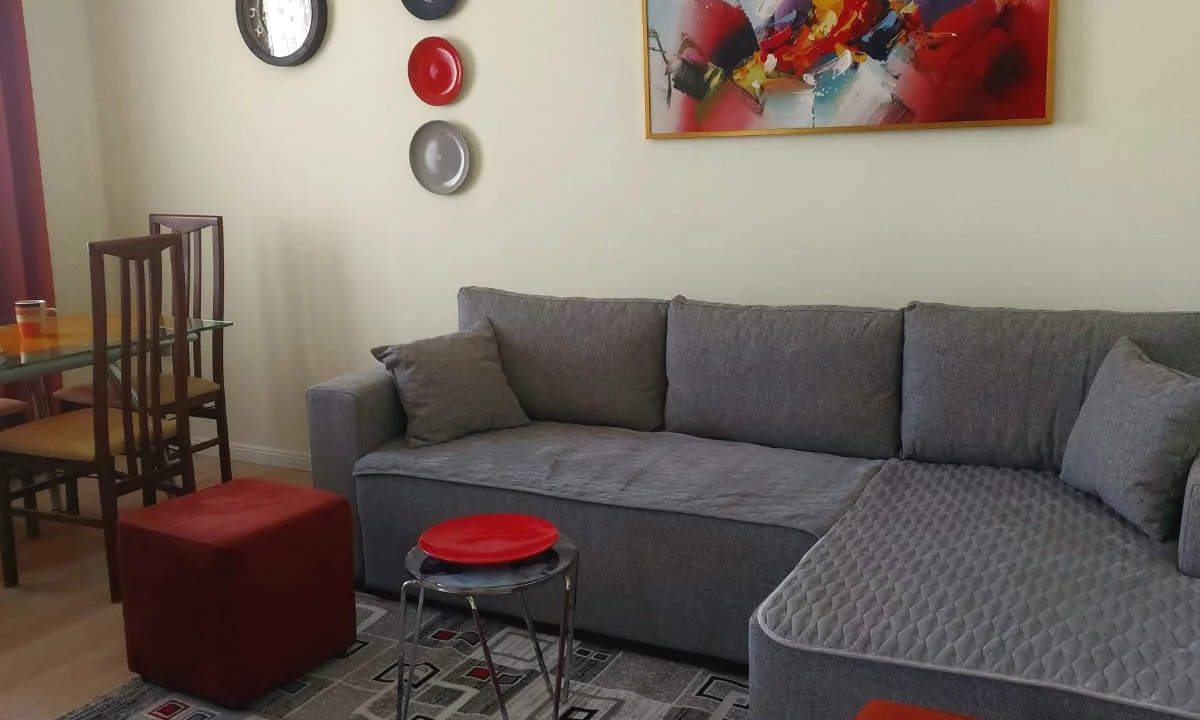 Shtepi me qera Apartament ne Tirane, 1+1, Mobilimi E mobiluar, Pagesa 48,000  Leke.