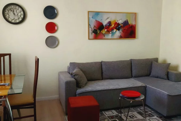 Shtepi me qera Apartament ne Tirane, 1+1, Mobilimi E mobiluar, Pagesa 48,000  Leke.