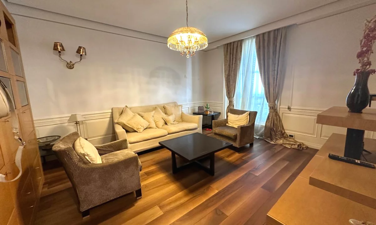 Shtepi me qera Apartament ne Tirane, 1+1, Mobilimi E mobiluar, Pagesa 60,000  Leke.