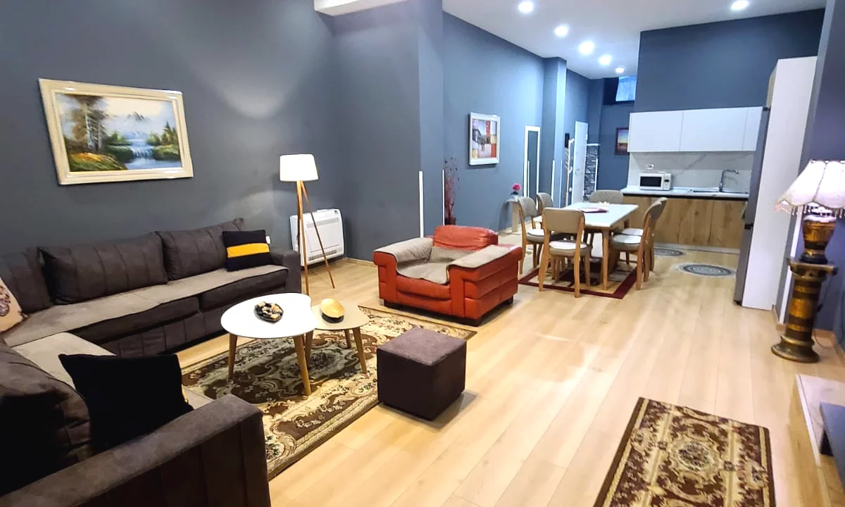 Shtepi me qera Apartament ne Tirane, 1+1, Mobilimi E mobiluar, Pagesa 600  Euro.