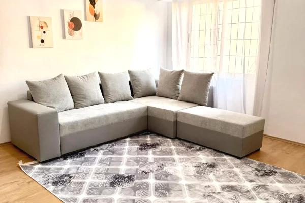 Rruga Bardhyl,perballe Bar Boka jepet me qera apartament 1+1,i mobiluar.50,000L