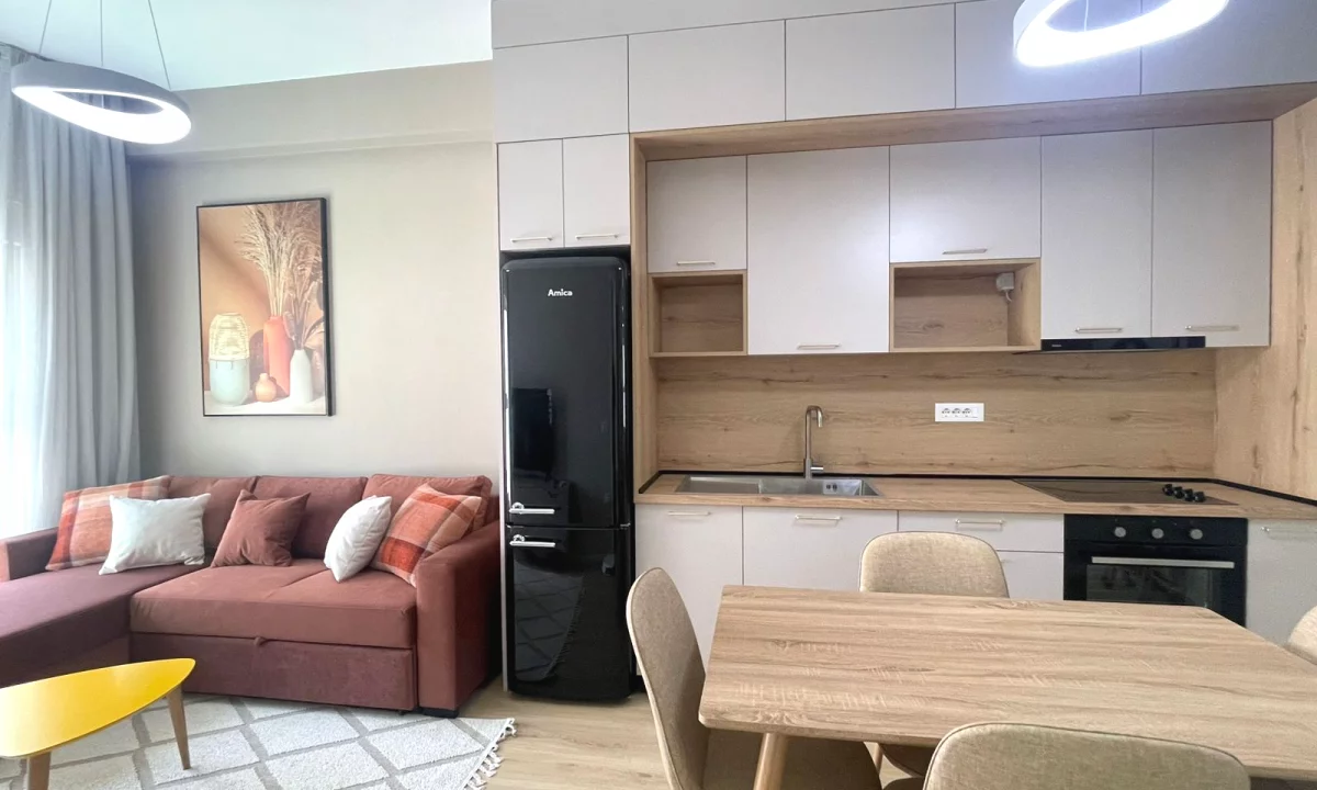 Shtepi me qera Apartament ne Tirane, 1+1, Mobilimi E mobiluar, Pagesa 45,000  Leke.