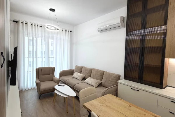 Shtepi me qera Apartament ne Tirane, 1+1, Mobilimi E mobiluar, Pagesa 45,000  Leke.
