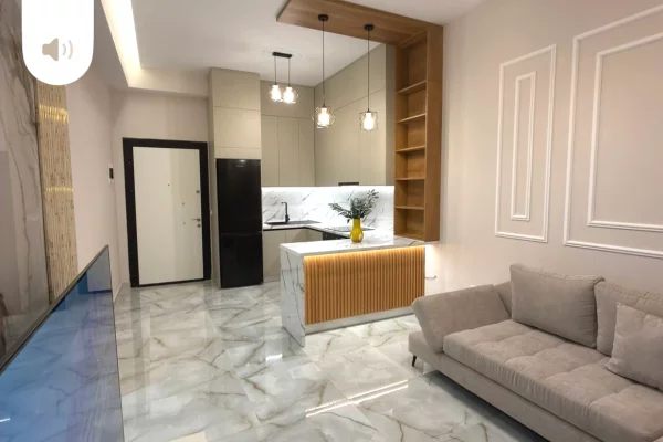 🏢Kodra e Diellit jepet me qera apartament ,1+1,i mobiluar 55,000Leke 