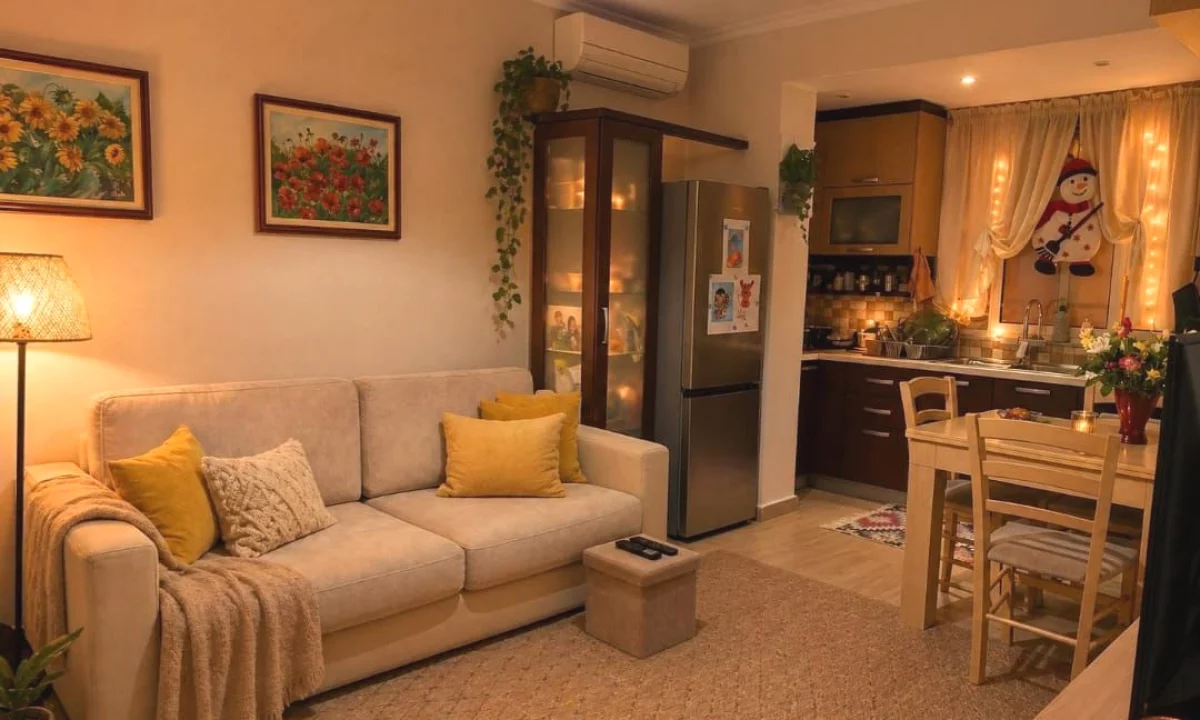 Shtepi me qera Apartament ne Tirane, 2+1, Mobilimi E mobiluar, Pagesa 60,000  Leke.
