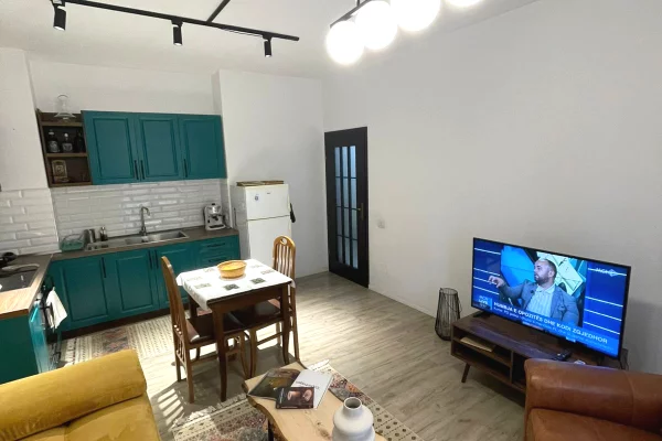 Shtepi me qera Apartament ne Tirane, 1+1, Mobilimi E mobiluar, Pagesa 55,000  Leke.