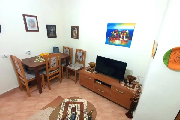 Shtepi me qera Apartament ne Tirane, 1+1, Mobilimi E mobiluar, Pagesa 35,000  Leke.