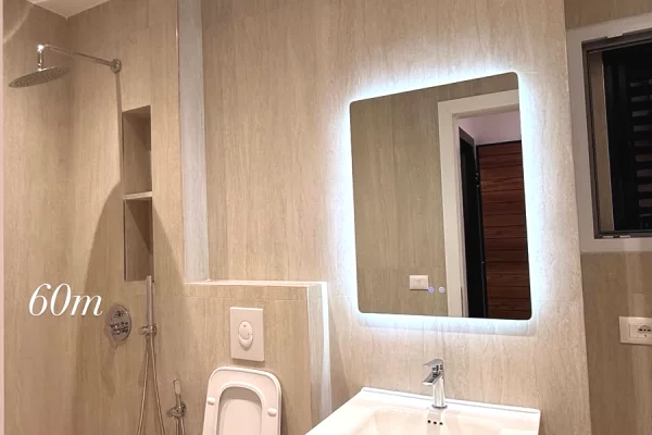 Shtepi ne shitje Apartament ne Tirane, 1+1, Mobilimi Bosh, pa mobiluar, Pagesa 155,000  Euro.