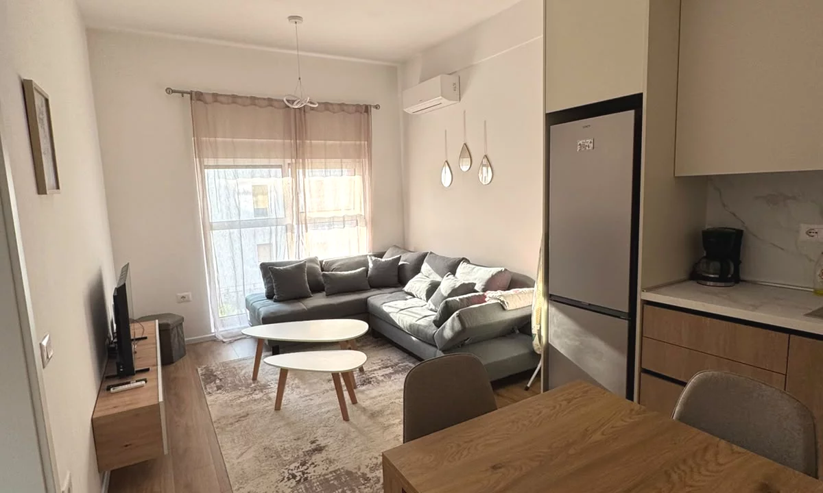 Shtepi me qera Apartament ne Tirane, 1+1, Mobilimi E mobiluar, Pagesa 50,000  Leke.