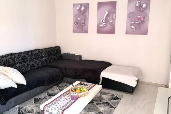 Prane Martenitetit te Ri Koco Glozheni, jepet me qera apartament 1+1,i mobiluar. 55,000Leke