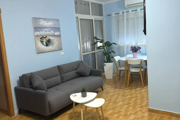 Rruga e Barrikadave jepet me qera apartament ,1+1,i mobiluar 69,000Leke(Bruto)