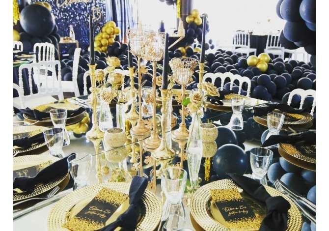 Rita Dekor ofron sherbime profesionale per Dekore ambientesh, organizime per Ditelindje, Pagezime, Ceremoni, Inagurime etj.