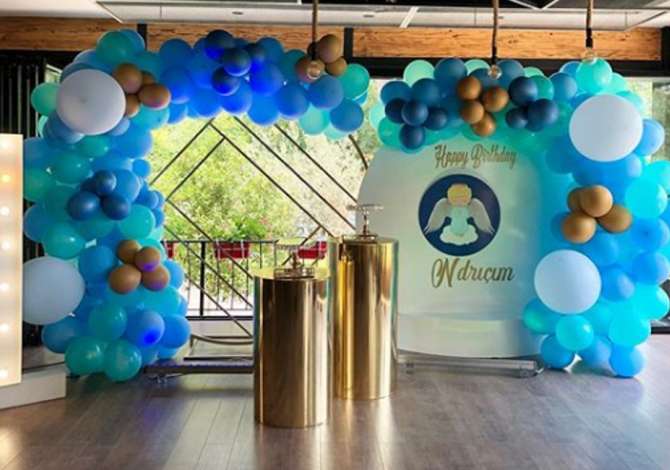 RADEVENT ofron organizim ditelindje, fejesa dhe dasma, dekor salle, baby shower