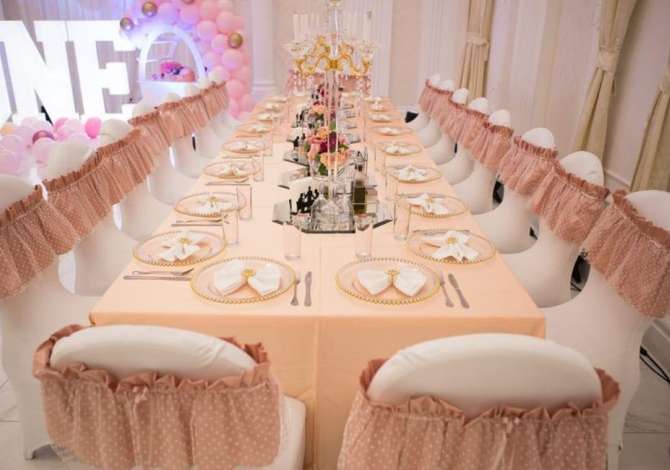 RADEVENT ofron organizim ditelindje, fejesa dhe dasma, dekor salle, baby shower