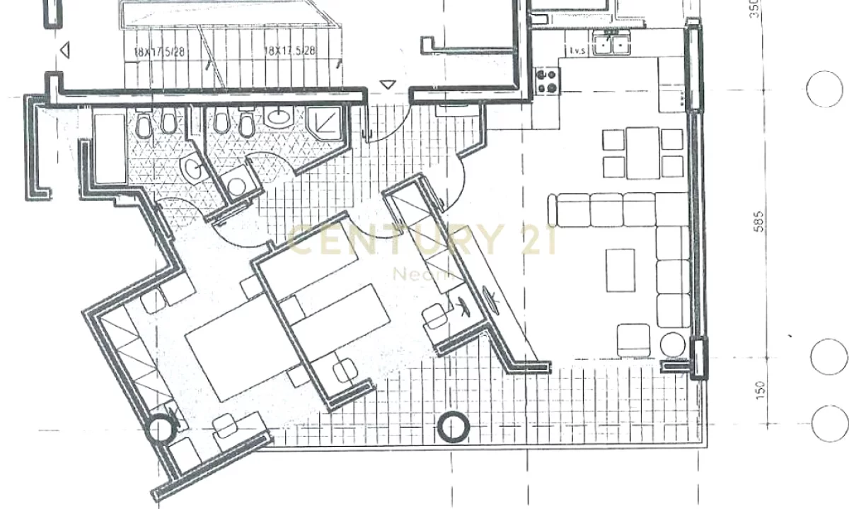 Shtepi ne shitje Apartament ne Tirane, 2+1, Mobilimi E mobiluar, Pagesa 208,000  Euro.