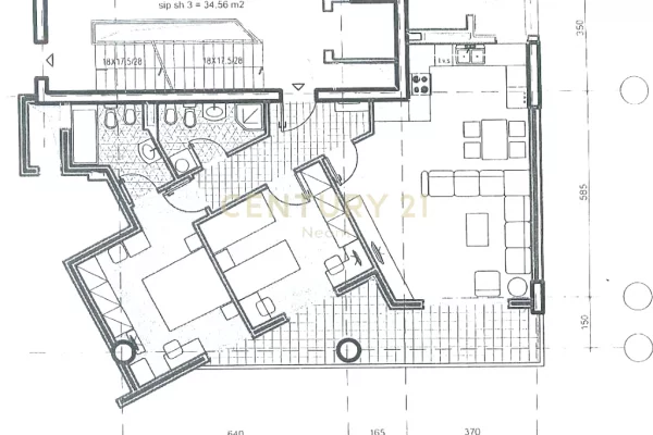 Shtepi ne shitje 2+1 ne Tirane - 208,000 Euro