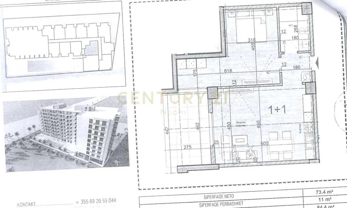 Shtepi ne shitje Apartament ne Lezhe, 1+1, Mobilimi Bosh, pa mobiluar, Pagesa 126,600  Euro.