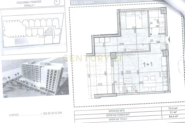 Shtepi ne shitje 1+1 ne Lezhe - 126,600 Euro