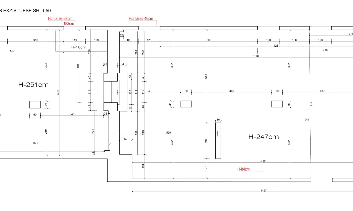 AMBIENT KOMERCIAL PER QIRA - 200m2, NE ZEMER TE BLLOKUT!