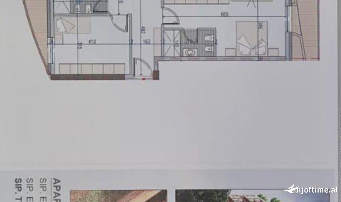 Appartamento in vendita a Tirana 2+1, Vuoto