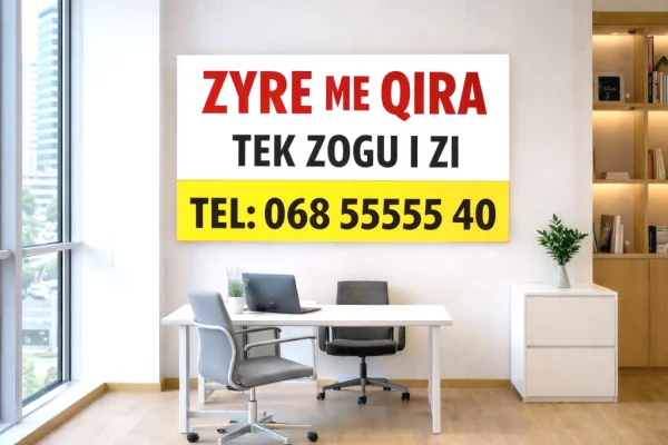 Apartament 2+1 me qera per biznese, Zogu i Zi