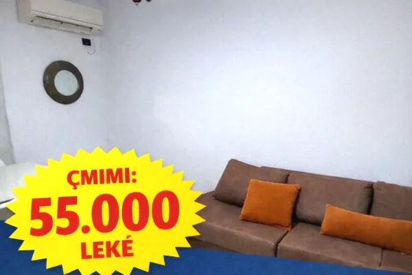 Apartament 2+1 me qera ne Xhamllik, 55.000 Leke