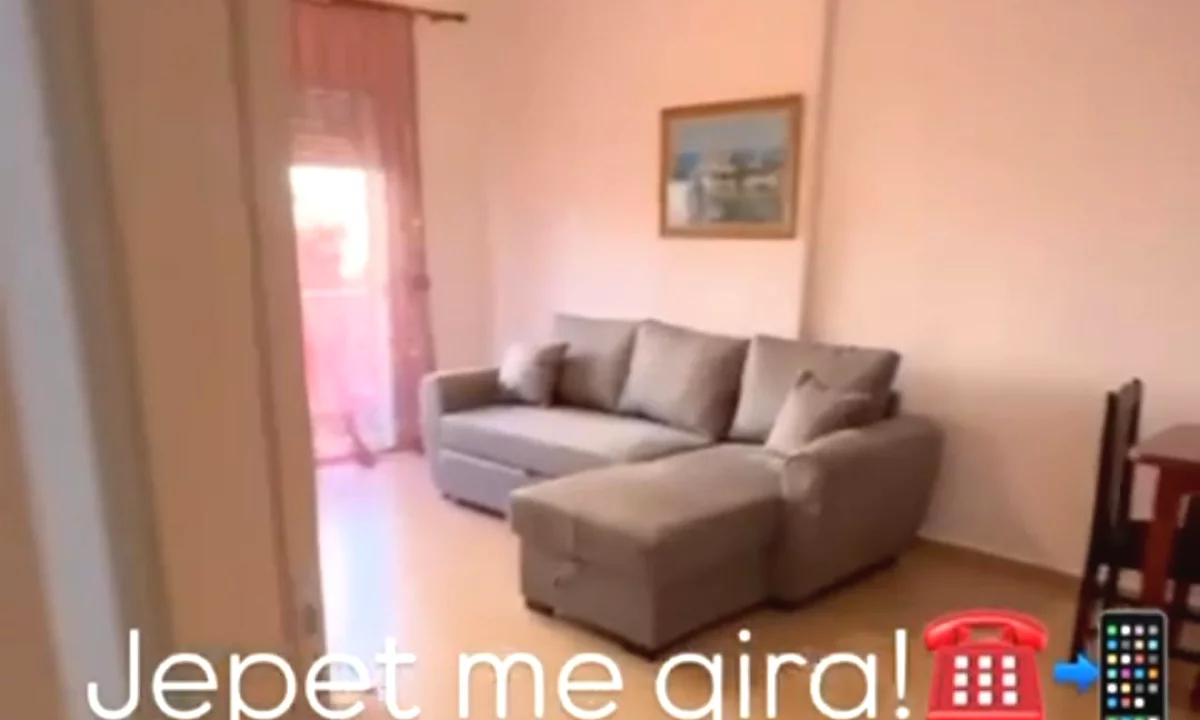 Shtepi me qera Apartament ne Tirane, 1+1, Mobilimi E mobiluar, Pagesa 450  Leke.