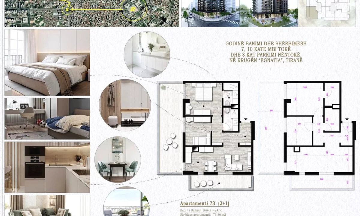 Shtepi ne shitje Apartament ne Tirane, 2+1, Mobilimi Bosh, pa mobiluar, Pagesa 200,000  Euro.