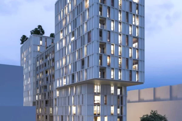 Shitet apartament 1+1 tek Soho Towes Residence, Zogu i Zi!