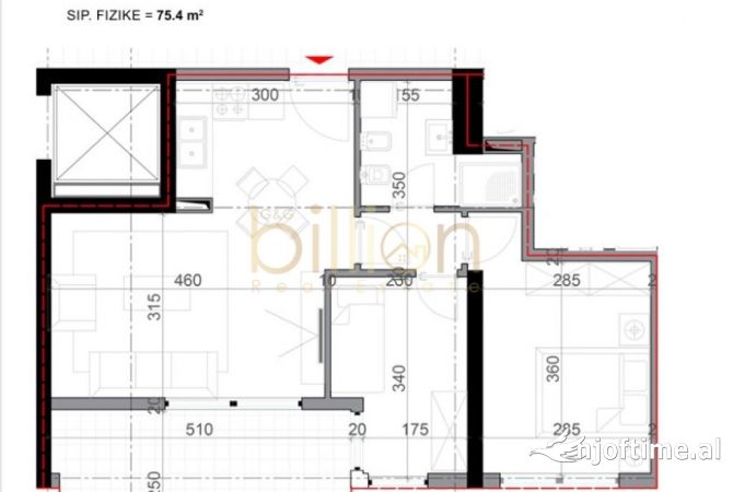 Shtepi ne shitje Apartament ne Lezhe, 2+1, Mobilimi Bosh, pa mobiluar, Pagesa 75,400  Euro.
