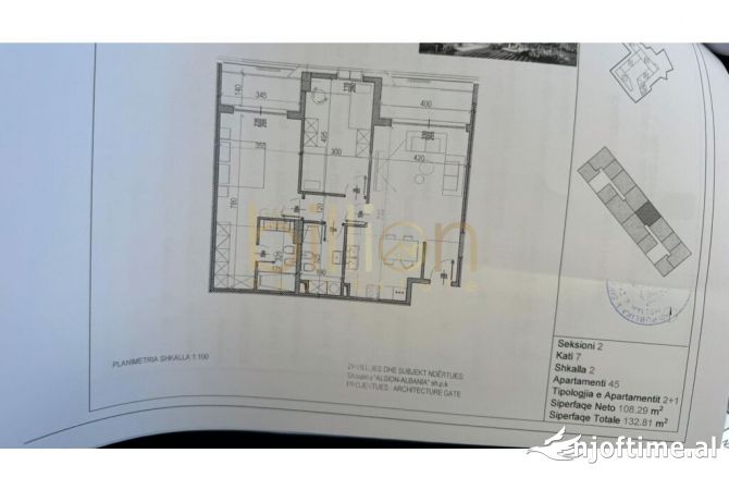 Appartamento in vendita a Tirana 2+1, Vuoto