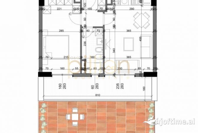 Shtepi ne shitje Apartament ne Tirane, 1+1, Mobilimi Bosh, pa mobiluar, Pagesa 200,000  Euro.