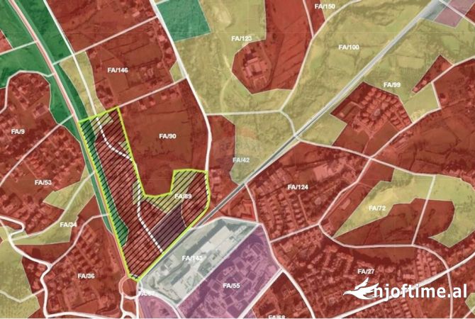 Toke 10000 m2 per shitje prane Teg !