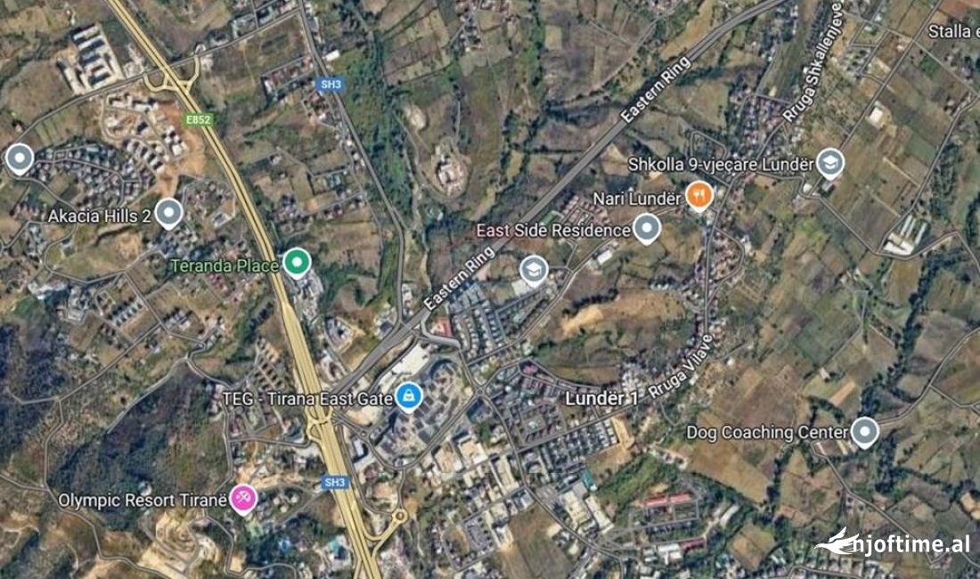 Toke 10000 m2 per shitje prane Teg !