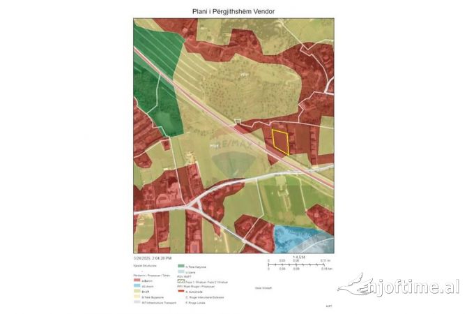 Toke njolle e kuqe per shitje ne Mullet prane TEG!