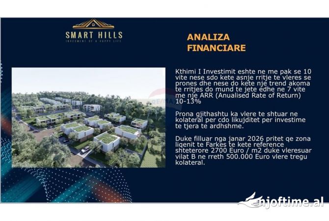 Vila ne shitje te liqeni i Farkes