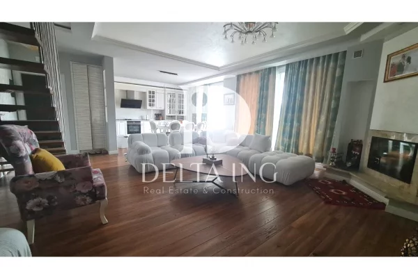 Shtepi me qera Duplex(shtepi me 2 kate) ne Tirane, 3+1, Mobilimi E mobiluar, Pagesa 1,200  Euro.