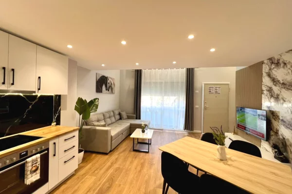 Shtepi ne shitje Duplex(shtepi me 2 kate) ne Tirane, 1+1, Mobilimi E mobiluar, Pagesa 128,000  Euro.