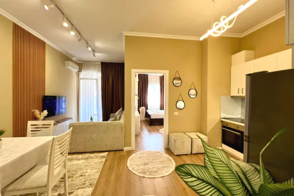 Shtepi me qera Apartament ne Tirane, 1+1, Mobilimi E mobiluar, Pagesa 700  Euro.