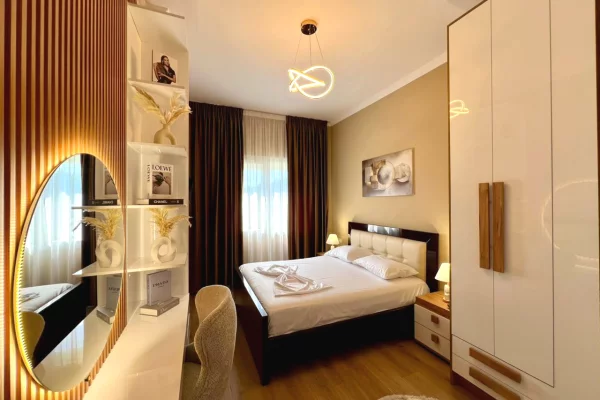 Shtepi me qera Apartament ne Tirane, 1+1, Mobilimi E mobiluar, Pagesa 700  Euro.