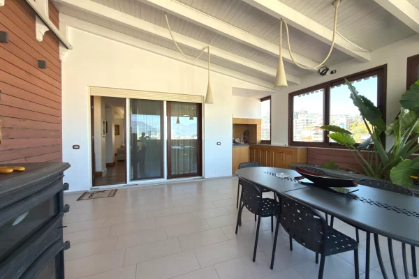 Penthouse (panoramic top floor) for rent in Tirana 2+1, Furnished