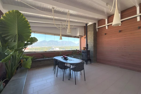 Penthouse (panoramic top floor) for rent in Tirana 2+1, Furnished