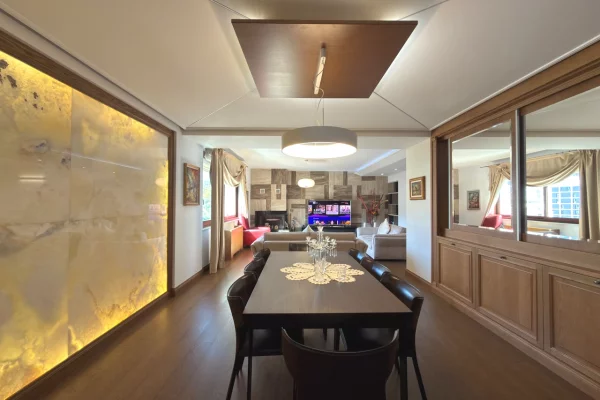 Penthouse (panoramic top floor) for rent in Tirana 2+1, Furnished