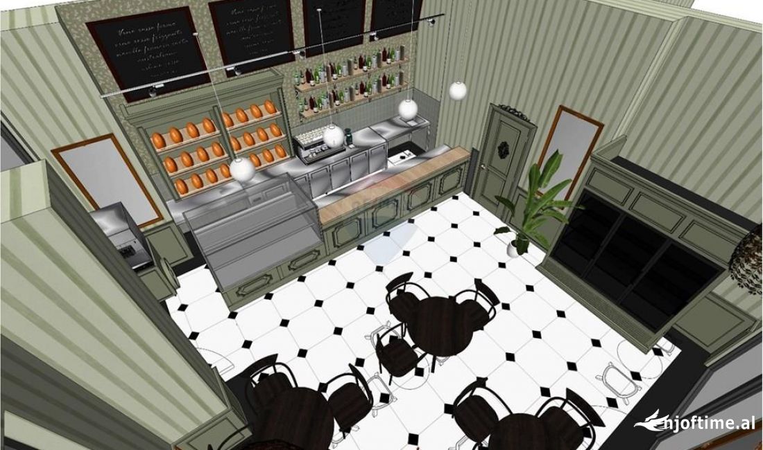 Bar kafe me qera tek kompleksi asl